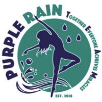 Purple Rain dance troupe logo