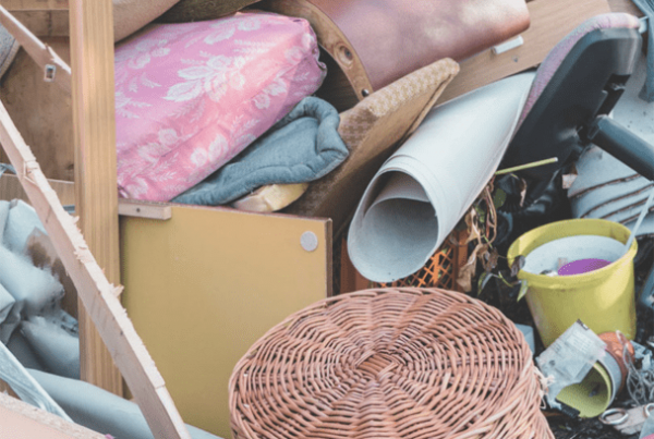 pile of household rubbish